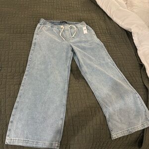 Brand new GAP high rise wide leg jeans